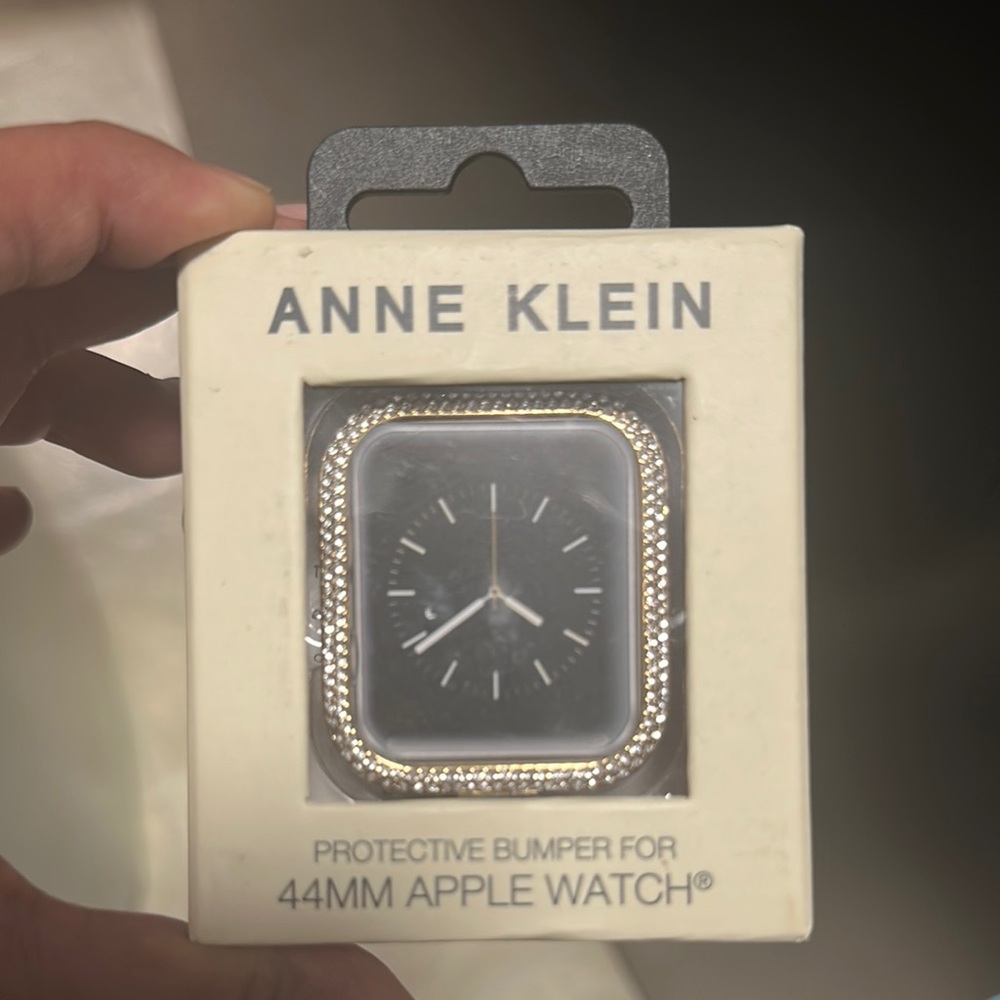 Anne Klein Gold and Black Watch Bumper